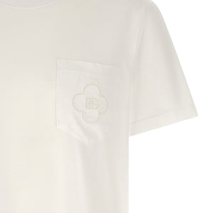 Dolce & Gabbana Openwork Logo T-shirt