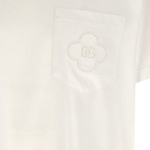 Dolce & Gabbana Openwork Logo T-shirt