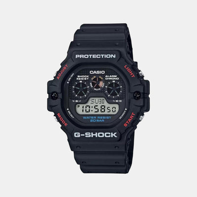 G-Shock Men Quartz Black Dial Digital Resin Watch G909