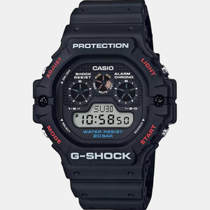G-Shock Men Quartz Black Dial Digital Resin Watch G909