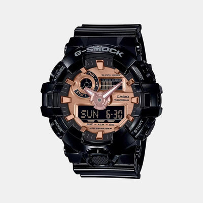 G-Shock Men Quartz Silver Dial Analog-Digital Resin Watch G938