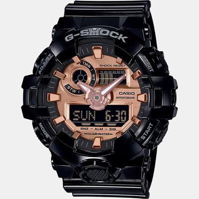 G-Shock Men Quartz Silver Dial Analog-Digital Resin Watch G938
