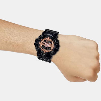 G-Shock Men Quartz Silver Dial Analog-Digital Resin Watch G938
