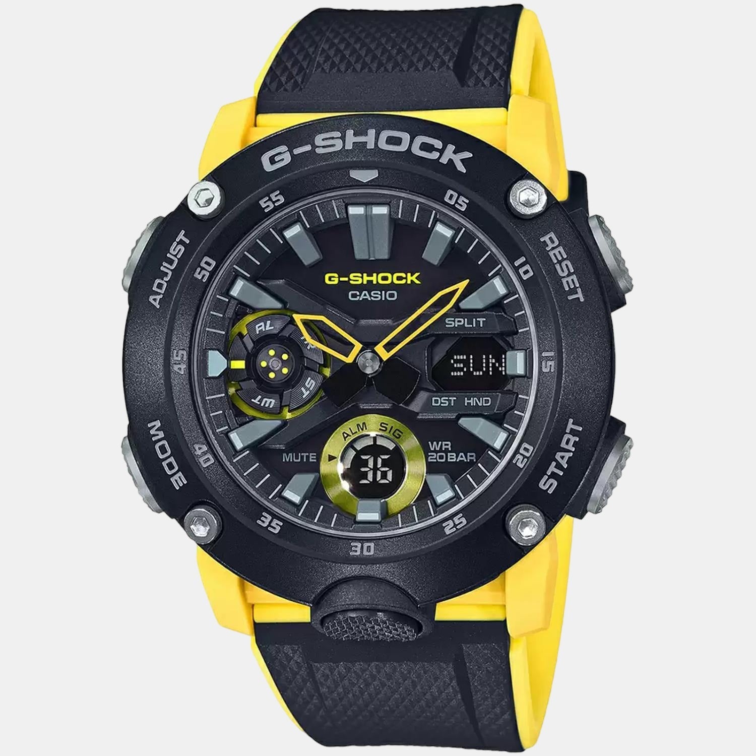G-Shock Men Quartz Black Dial Analog-Digital Resin Watch G943