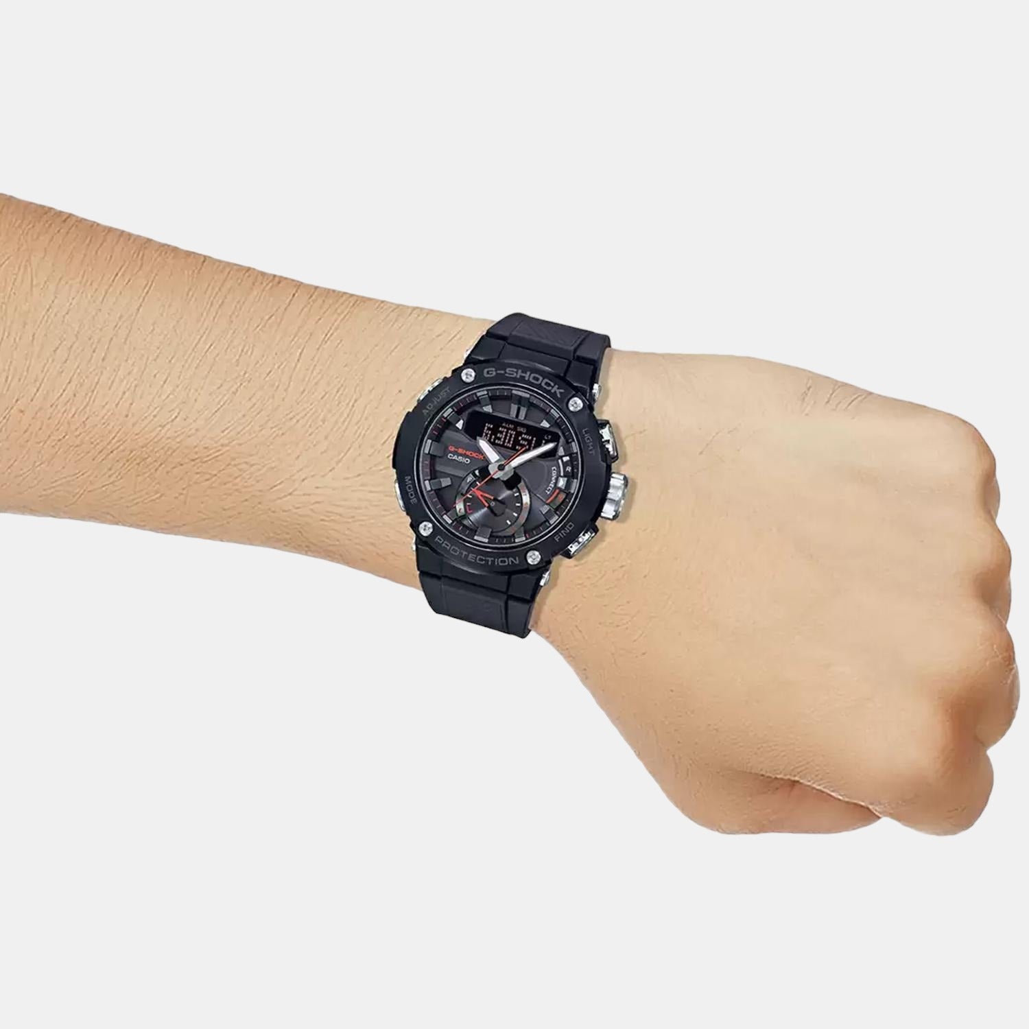 G-Shock Men Quartz Black Dial Analog-Digital Resin Watch G957