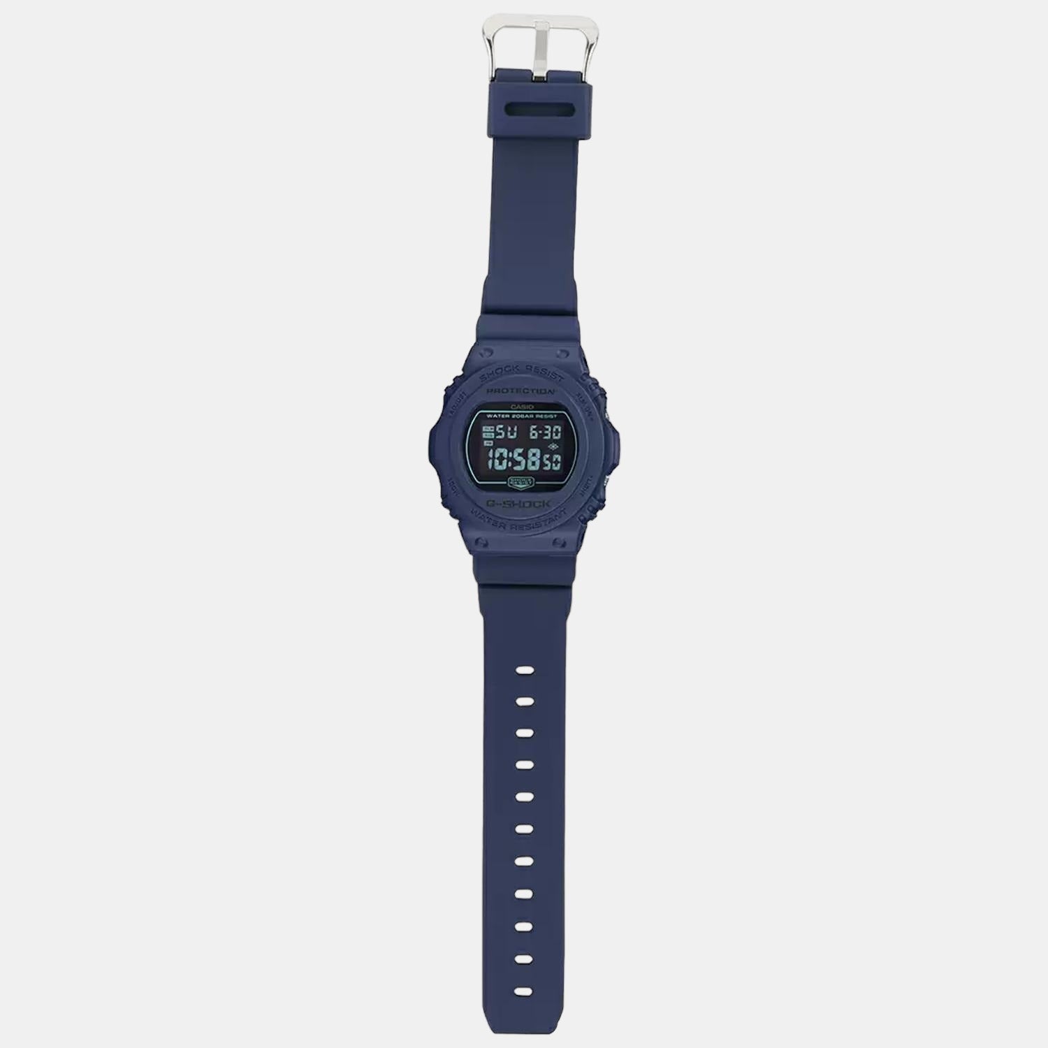G-Shock Men Quartz Black Dial Digital Resin Watch G966