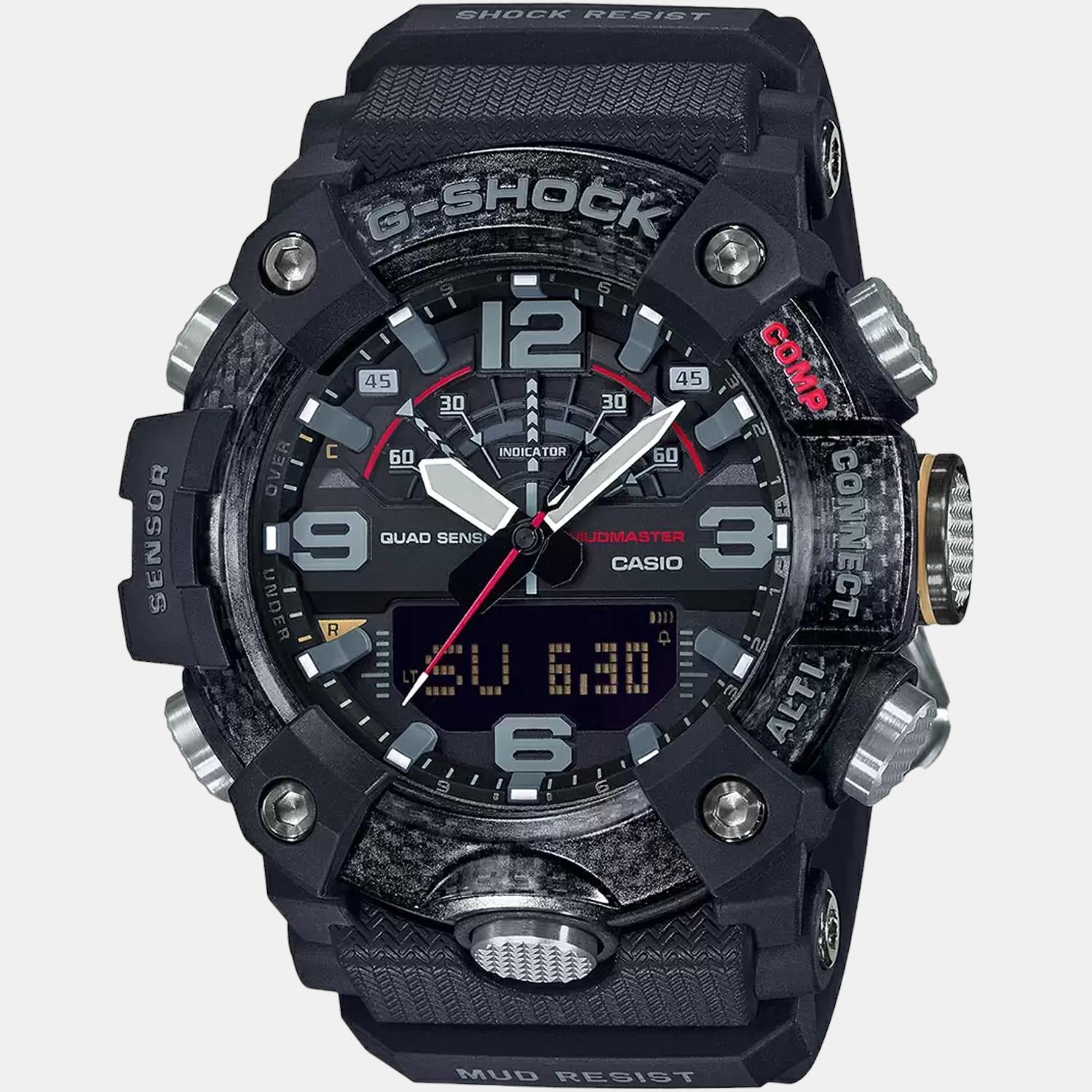 G-Shock Men Quartz Black Dial Analog-Digital Resin Watch G972