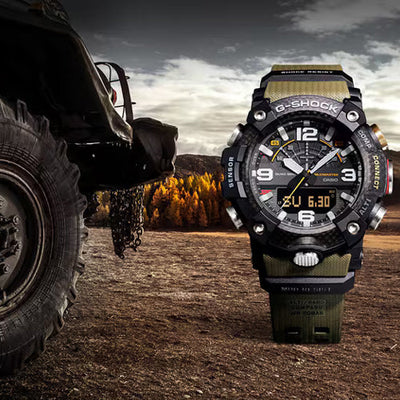Casio G-Shock MASTER OF G - LAND MUDMASTER Black Dial Men 51.3mm G973 GG-B100-1A3