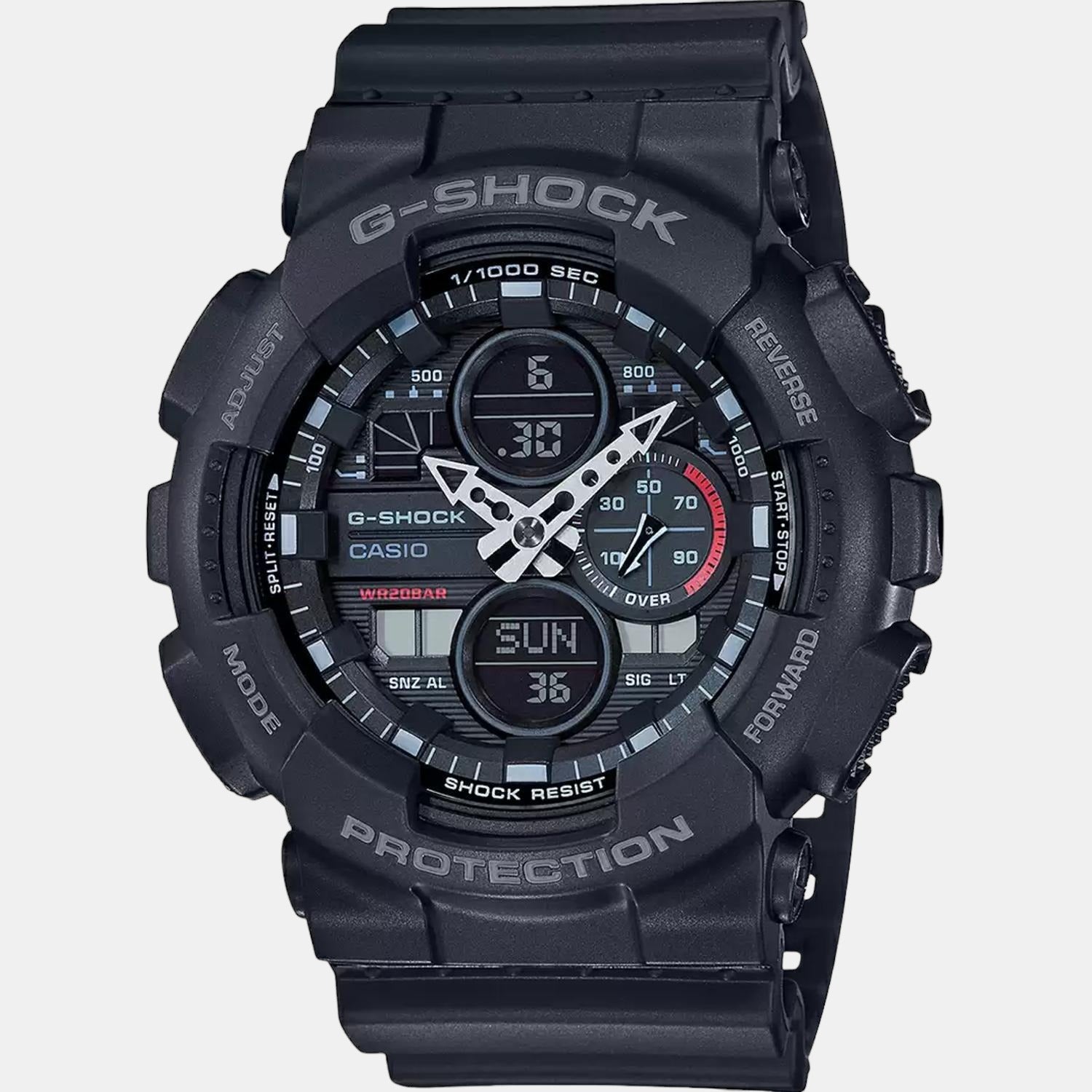 G-Shock Men Quartz Black Dial Analog-Digital Resin Watch G975