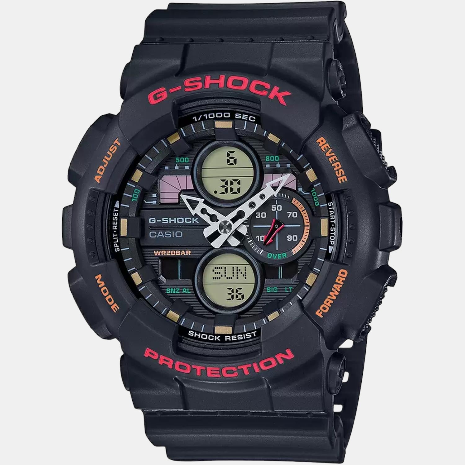 G-Shock Men Quartz Black Dial Analog-Digital Resin Watch G976