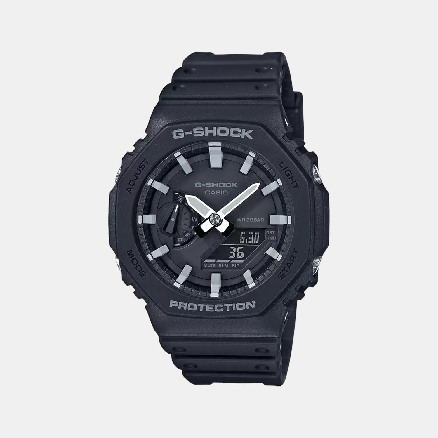 G-Shock Men Quartz Black Dial Analog-Digital Resin Watch G986