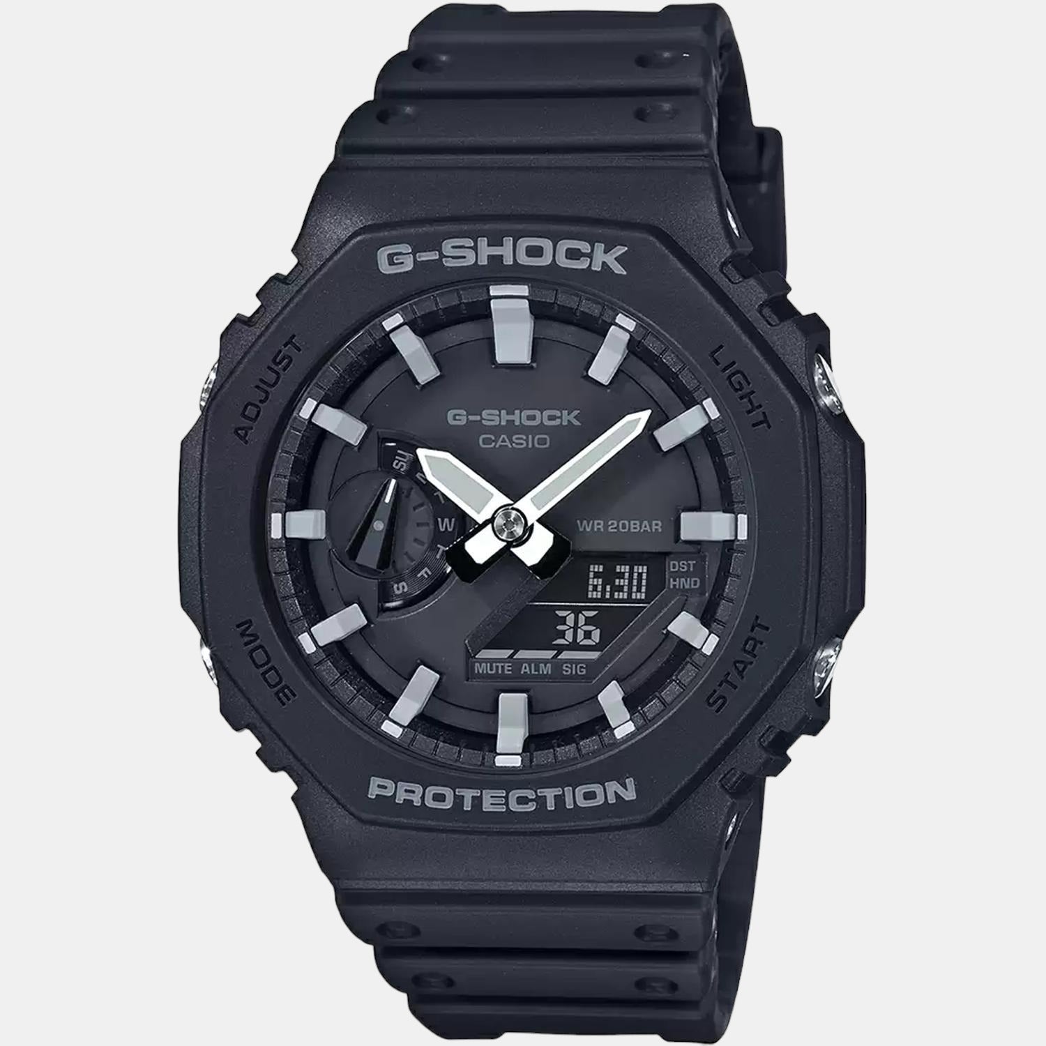 G-Shock Men Quartz Black Dial Analog-Digital Resin Watch G986