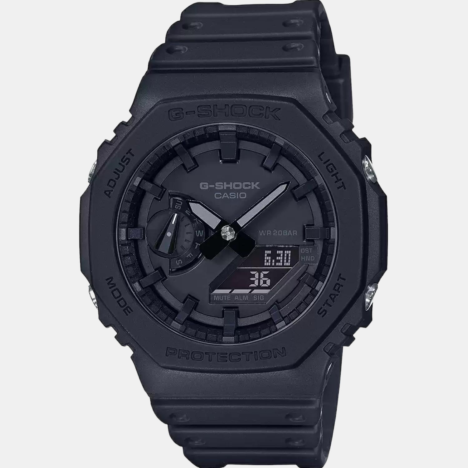 G-Shock Men Quartz Black Dial Digital Resin Watch G987