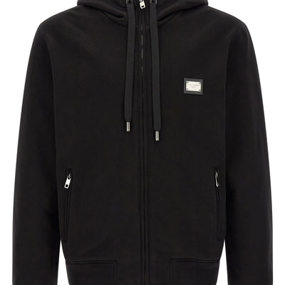 Dolce & Gabbana Logo Plaque Hoodie