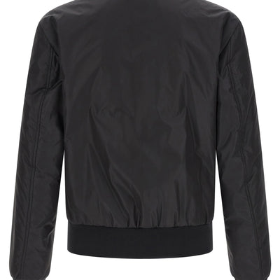 Dolce & Gabbana Logo Plaque Bomber Jacket