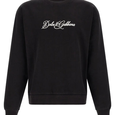 Dolce & Gabbana Logo Embroidery Sweatshirt