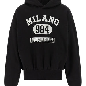 Dolce & Gabbana Flocked Print Hoodie