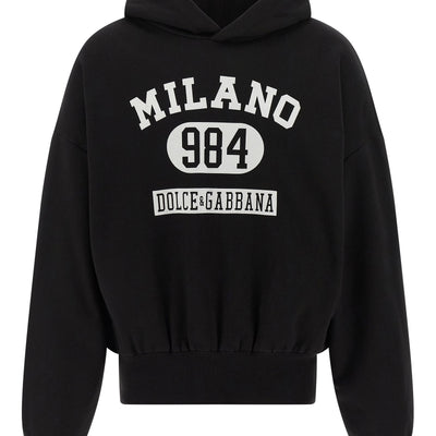 Dolce & Gabbana Flocked Print Hoodie