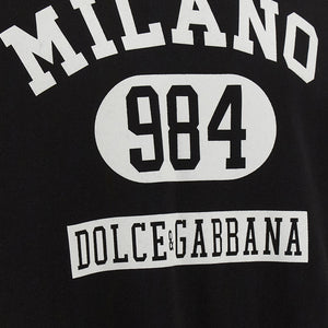 Dolce & Gabbana Flocked Print Hoodie