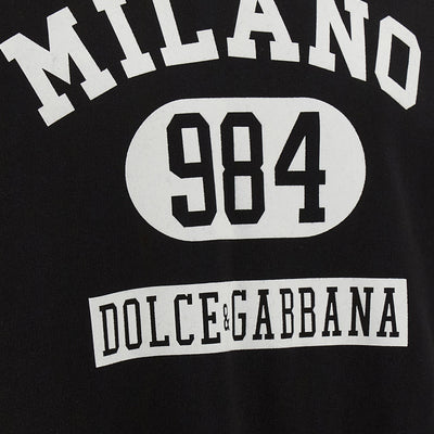 Dolce & Gabbana Flocked Print Hoodie