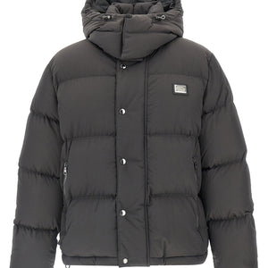 Dolce & Gabbana Logo Patch Down Jacket