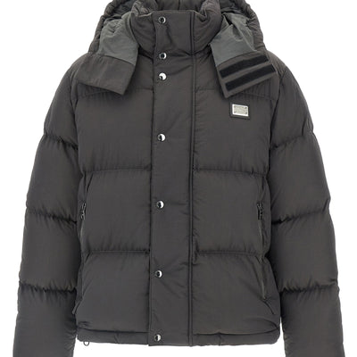 Dolce & Gabbana Logo Patch Down Jacket