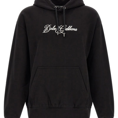 Dolce & Gabbana Logo Embroidery Hoodie