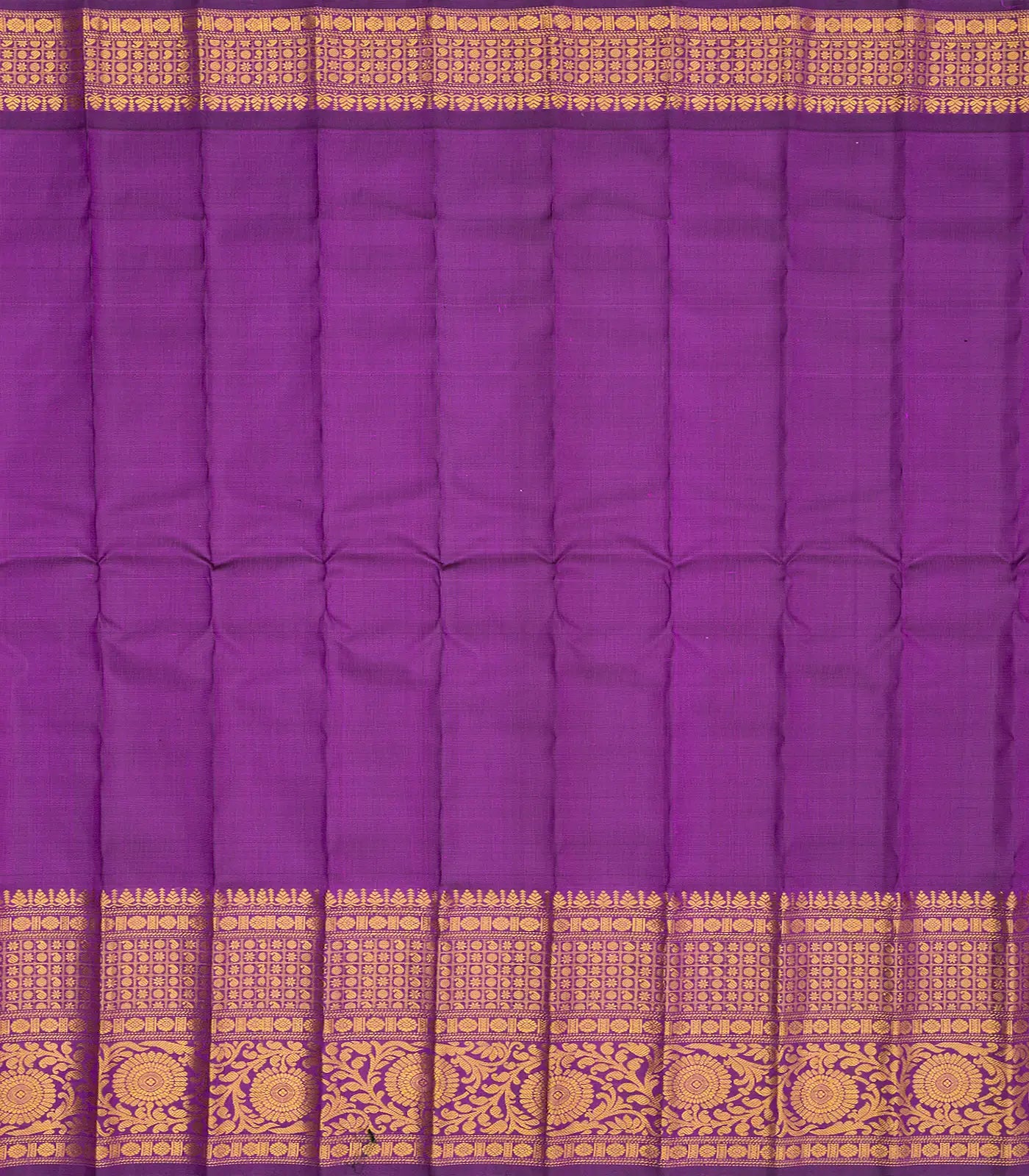 Bubble gum Pink Handloom Gadwal Silk Saree With Checks-BubbleGum Pink