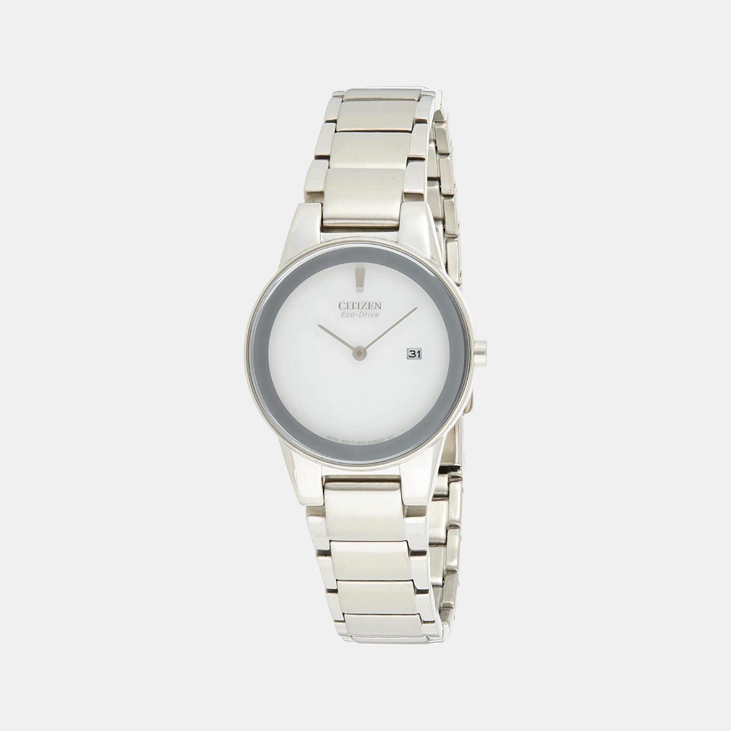 Axiom Women Quartz Silver Dial Analog Stainless Steel Watch GA1050-51A