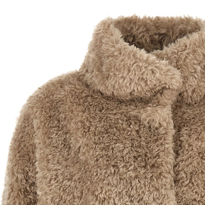 Herno Curled Shearling Effect Coat