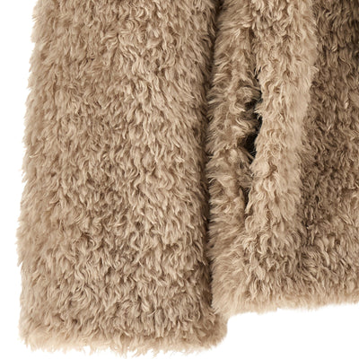 Herno Curled Shearling Effect Coat