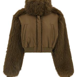 Fabiana Filippi Bi-material Short Jacket