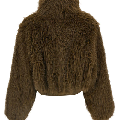 Fabiana Filippi Bi-material Short Jacket
