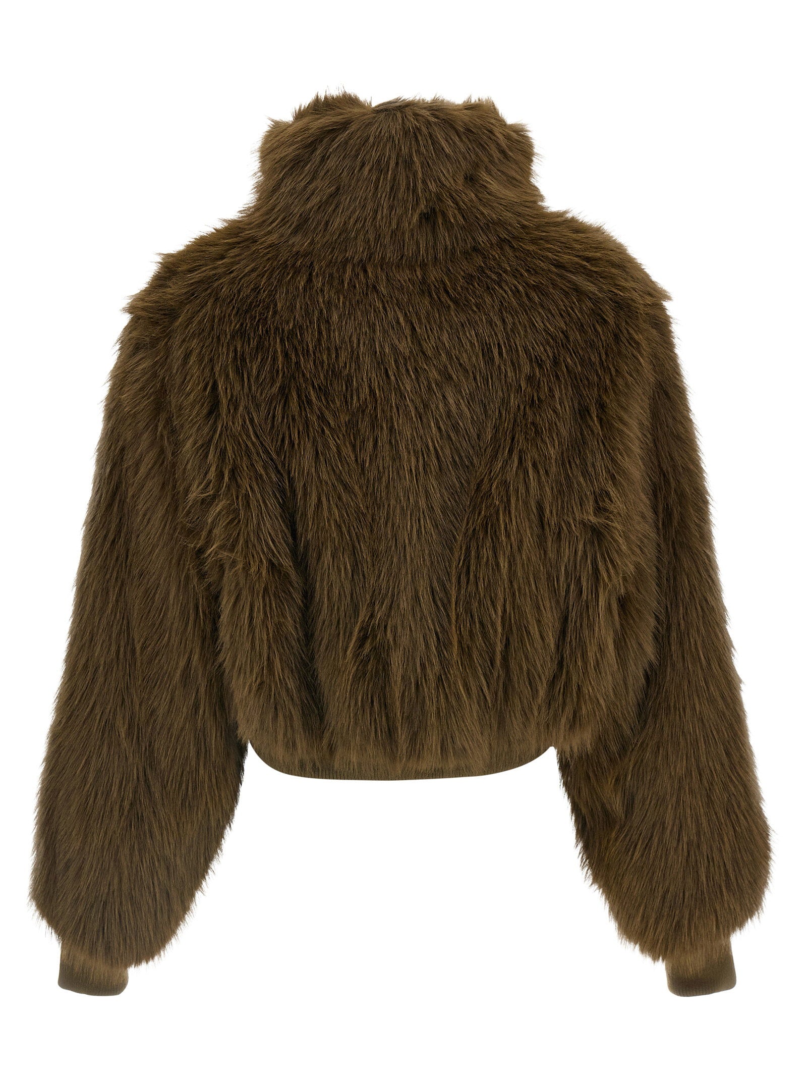 Fabiana Filippi Bi-material Short Jacket