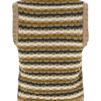 Marni Shetland Acquard Knit Vest