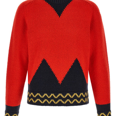 Marni Geometric Intarsia Sweater