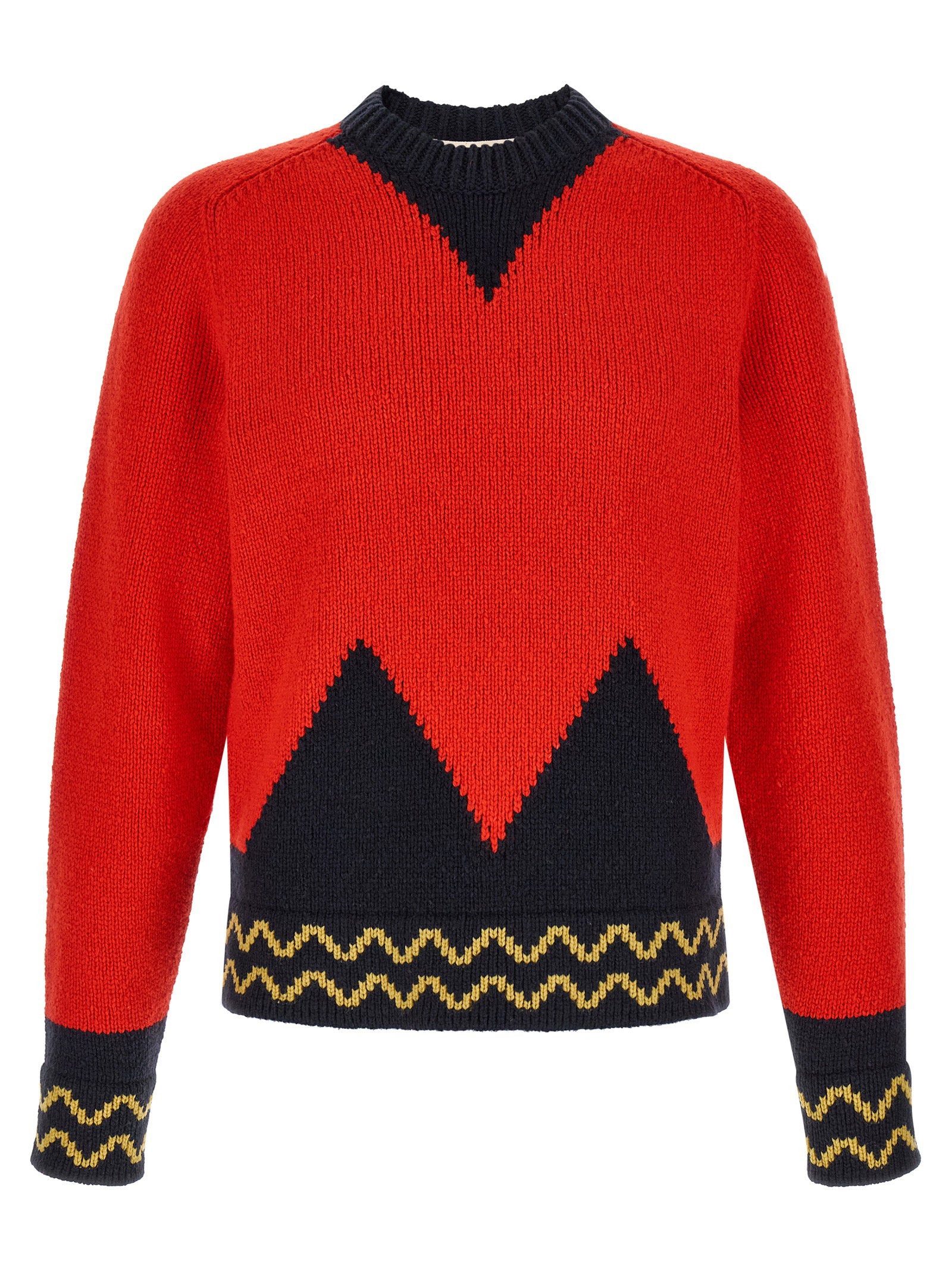 Marni Geometric Intarsia Sweater