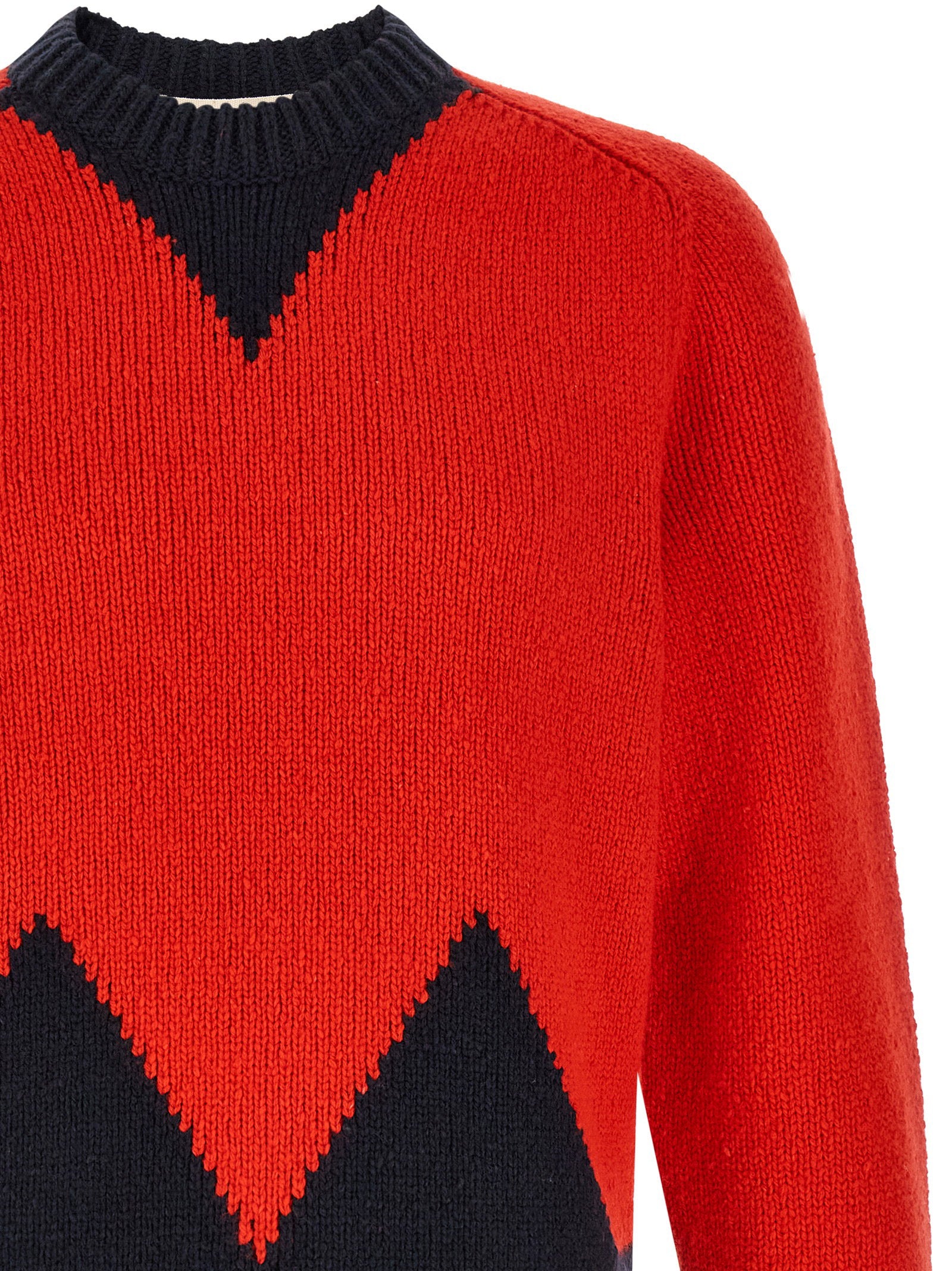 Marni Geometric Intarsia Sweater