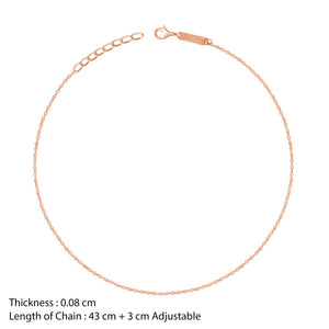 Rose Gold Gracious Chain