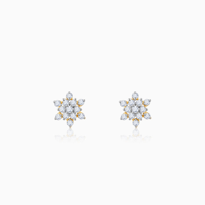 Gold Empress Spark Diamond Earrings