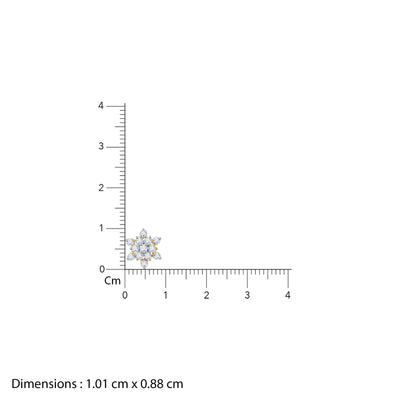 Gold Empress Spark Diamond Earrings