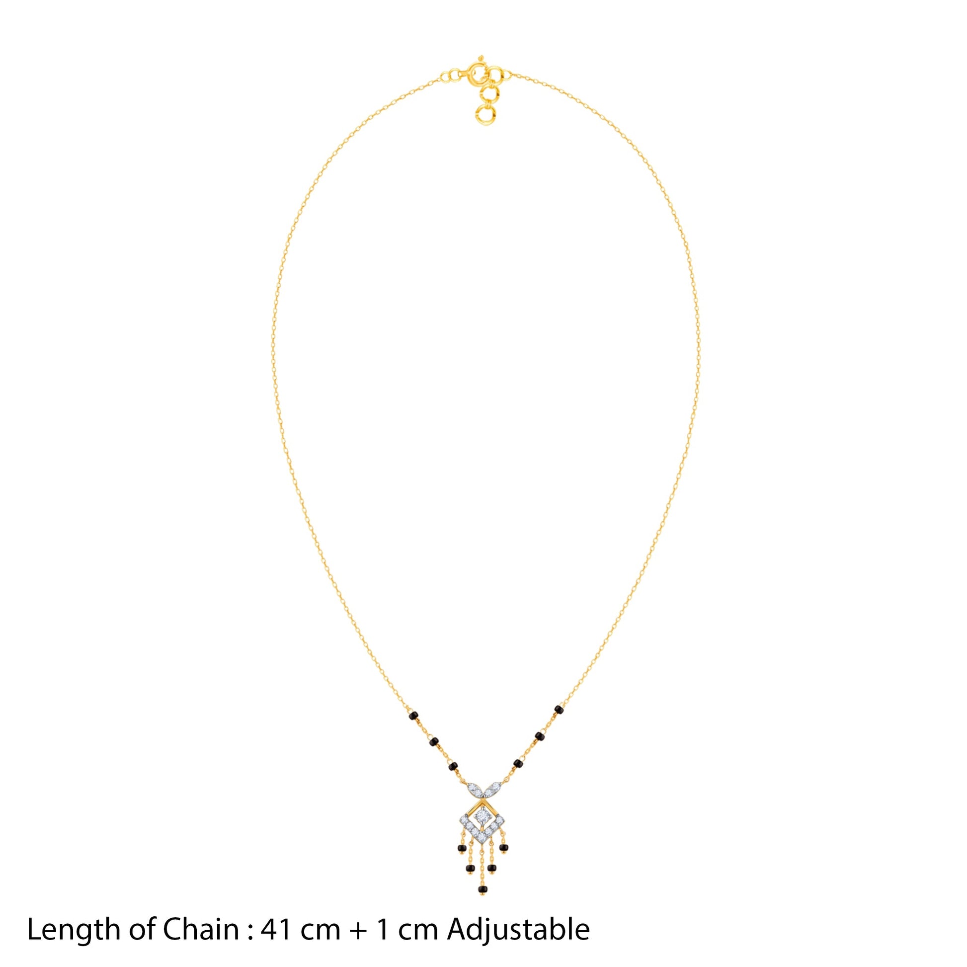 Gold Komal Diamond Mangalsutra