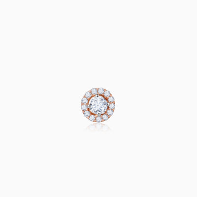 Rose Gold Classy Diamond Nose Pin