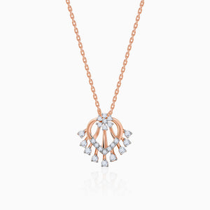 Rose Gold Wonderful Shine Diamond Pendant