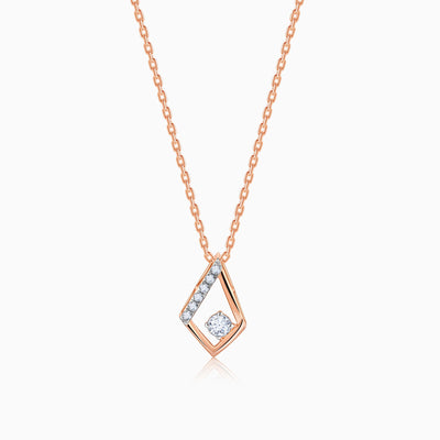 Rose Gold Dawn Diamond Pendant