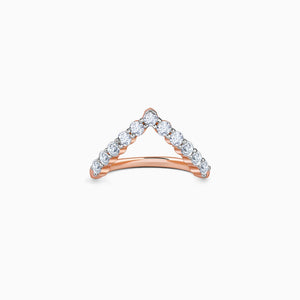 Rose Gold Vanki Diamond Ring