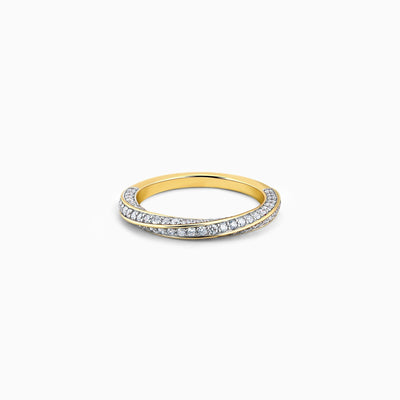 Gold Astral Diamond Ring