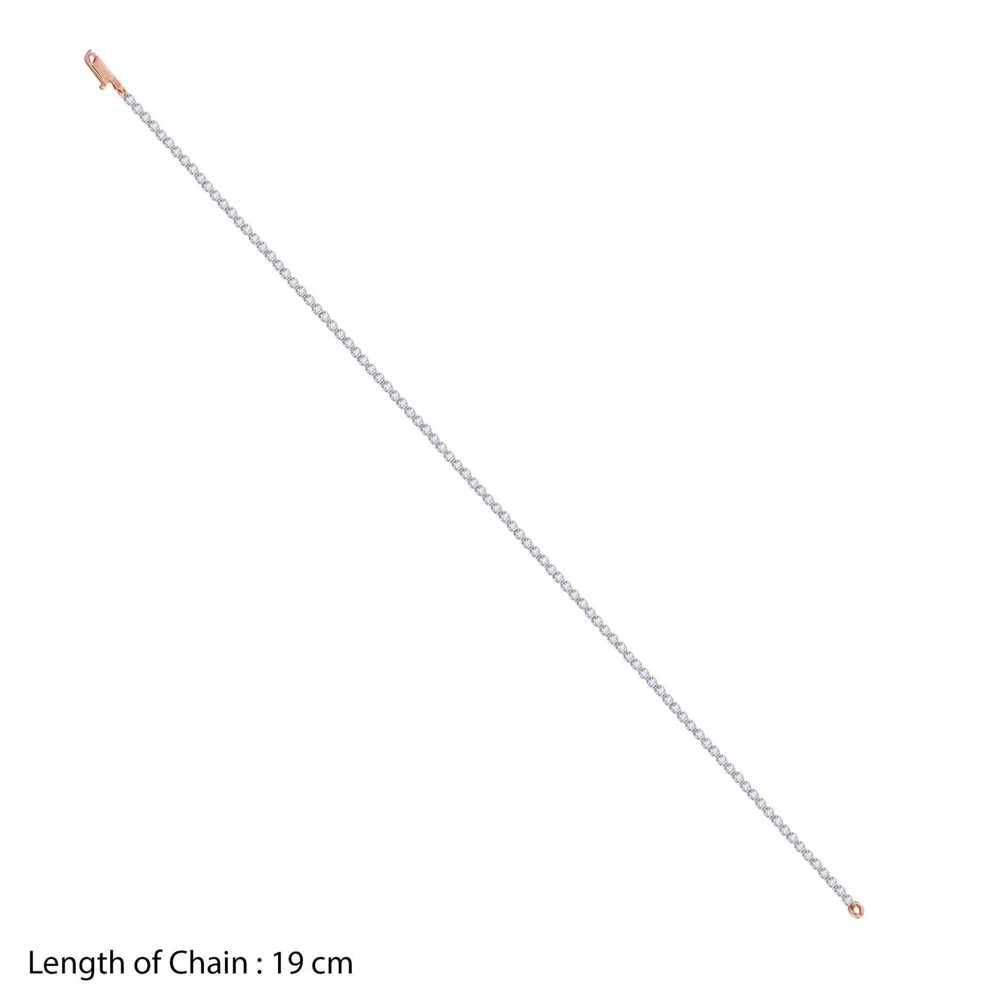 Rose Gold Simply Gracious Diamond Bracelet