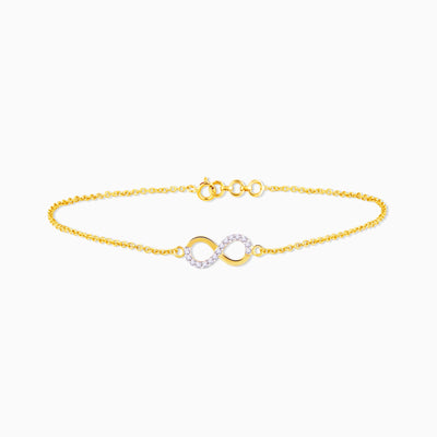 Gold Infinity Magic Diamond Bracelet