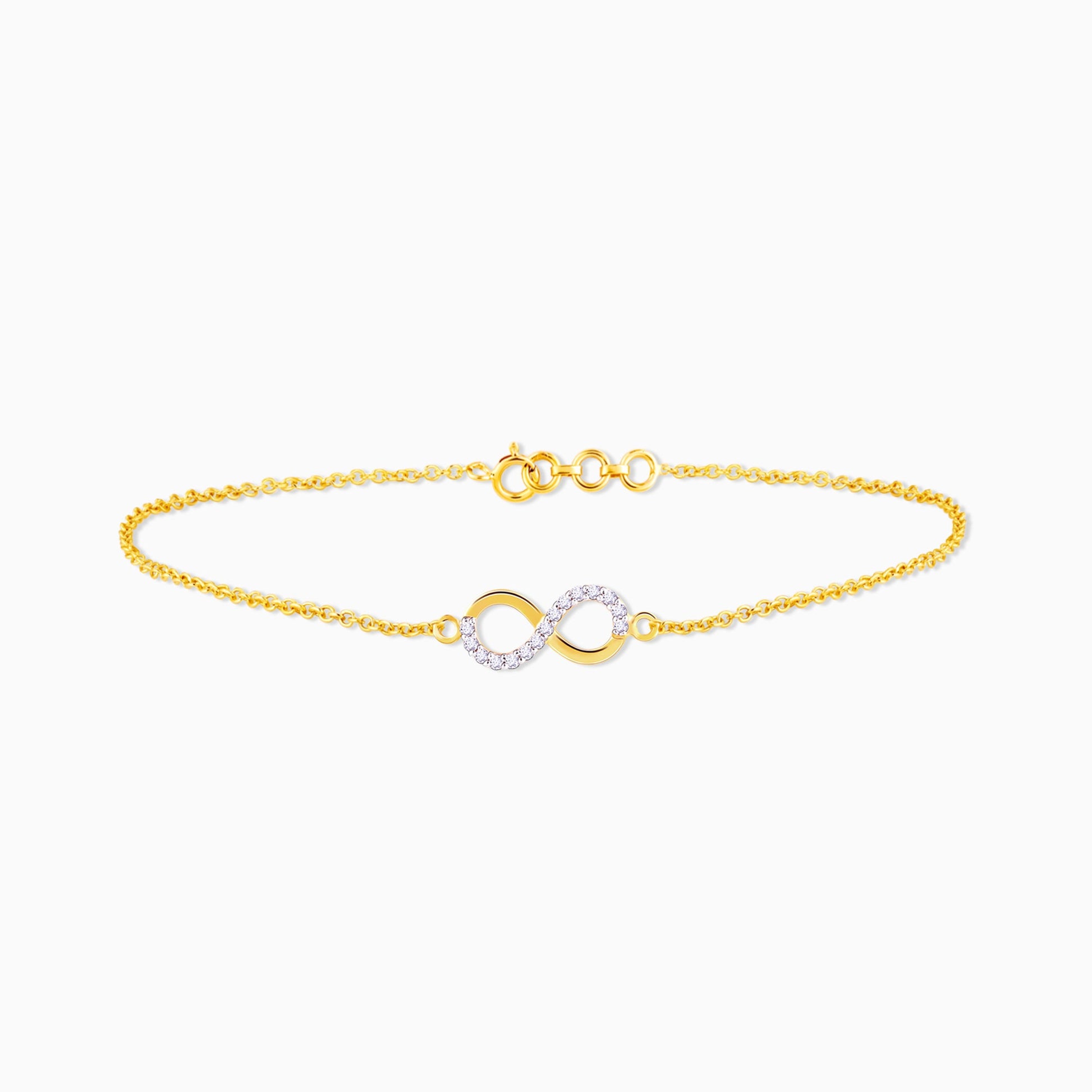 Gold Infinity Magic Diamond Bracelet